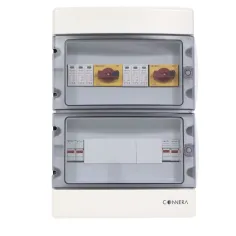 Caja de protecci&oacute;n para corriente directa